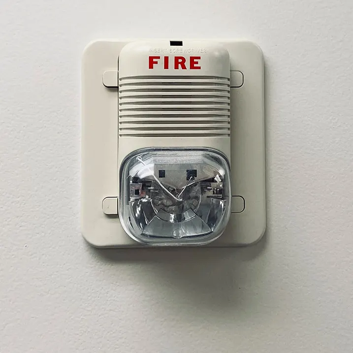 Security alarm system control in a commercial space